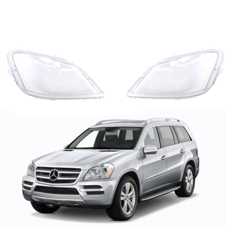 Комплект стъкла за фарове на Mercedes-Benz X164 GL (06-12), ляво и дясно 