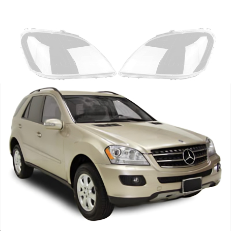 Комплект стъкла за фарове на Mercedes-Benz W164 ML (05-09), ляво и дясно 