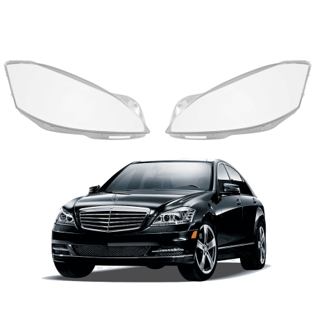 Комплект стъкла за фарове на Mercedes-Benz S class W221 FACELIFT (10-14), ляво и дясно 