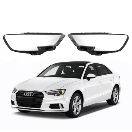 Комплект стъкла за фарове на  Audi A3 8V (16-19), ляво и дясно 