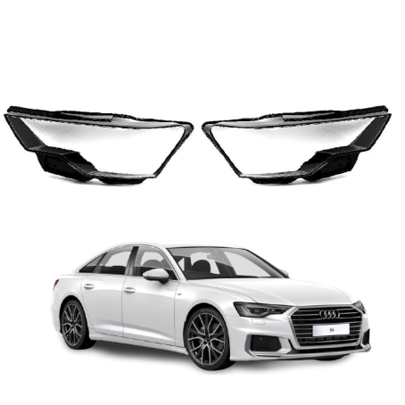 Комплект стъкла за фарове Audi A6 C8 (18-20), ляво и дясно 
