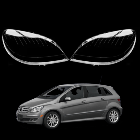Комплект стъкла за фарове на Mercedes-Benz B class W245 B200 (05-11), ляво и дясно 