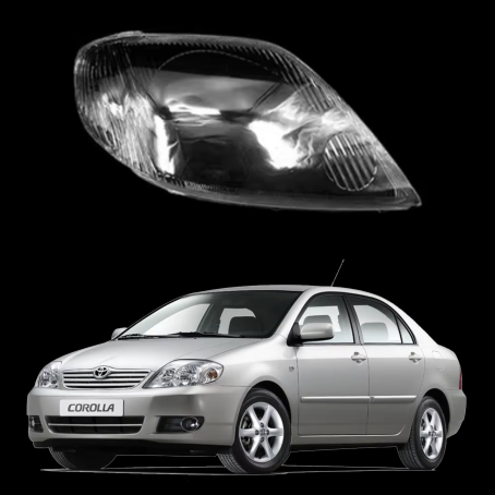 Sticlă far dreapta pentru Toyota Corolla (2003) versiunea SUA