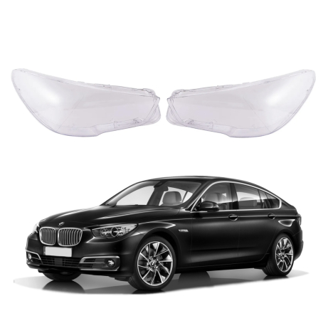 Комплект стъкла / капаци за фарове за BMW 5 Серия GT F07 (10-15), ляво и дясно 