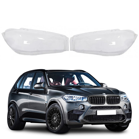 Комплект стъкла за фарове за BMW X5 F15 2014-2017, ляво и дясно 