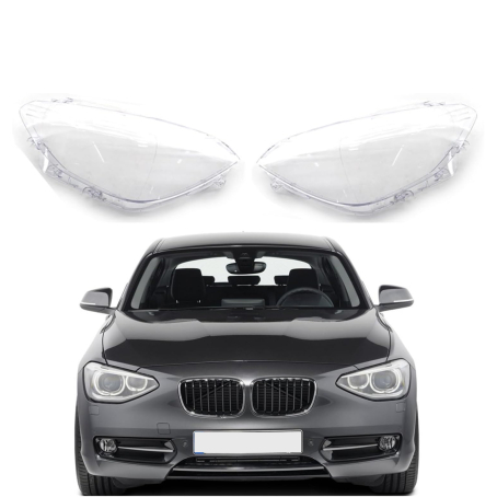 Комплект стъкла / капаци за фарове за BMW 1 Серия F20 (11-14), ляво и дясно 