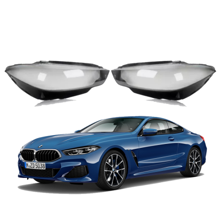Комплект стъкла / капаци за фарове за BMW 8 Серия G14/G15/G16 (18-23), ляво и дясно 