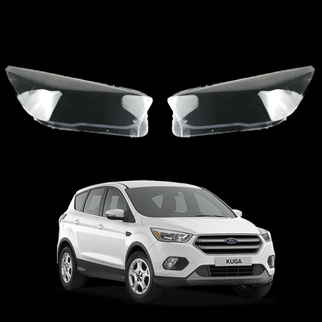 Комплект стъкла / капаци за фарове за Ford Kuga (16-19), ляво и дясно 