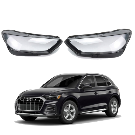 Комплект стъкла / капаци за фарове Audi Q5 (21-22), ляво и дясно 