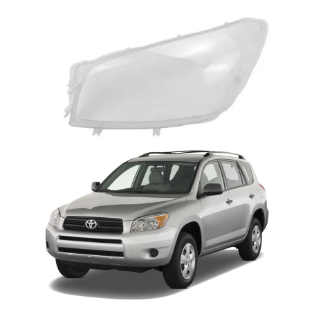 Sticlă far stânga pentru Toyota RAV4 (2005-2007)