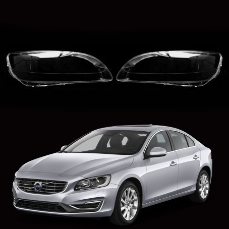 Комплект стъкла за фарове на Volvo S60 (2014-2016), ляво и дясно 