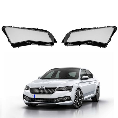 Set sticle pentru faruri Skoda Superb Versiune europeană (2021-2024)