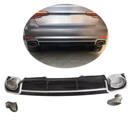Difuzor bara spate RS pentru Audi A4 B9 (15-19)