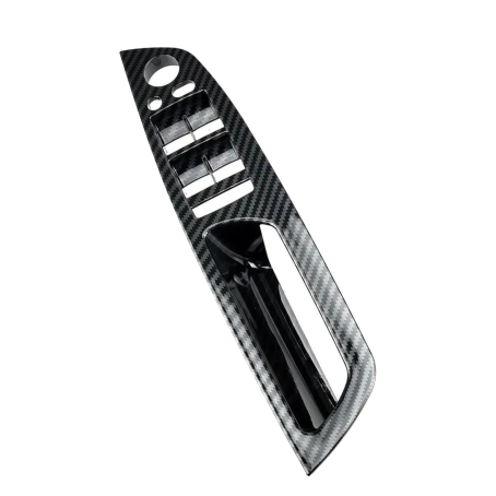 Panou portiera sofer cu funcția de retragere a oglinzilor electrice pentru BMW X5 X6 E70 E71 Carbon