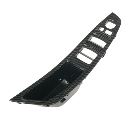 Panou portiera sofer cu funcția de retragere a oglinzilor electrice pentru BMW 5 F10 F11 Carbon