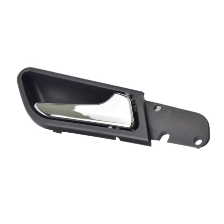 Mâner interior ușa din dreapta cu bază pentru Mercedes Clasa A B W169 W245, Negru cu crom