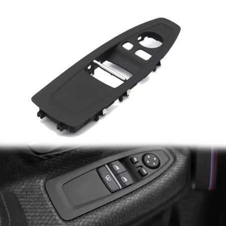Panou interior / Mâner cu geamuri electrice rebatabile pentru BMW Seria 1 2 4 F21 F22 F23 F87 F32 F33 F83 F82, Negru