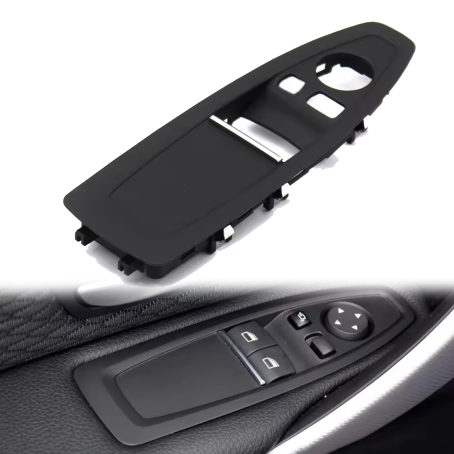 Panou interior / Mâner cu geamuri electrice rebatabile pentru BMW Seria 1 2 4 F21 F22 F23 F87 F32 F33 F83 F82, Negru, Model B