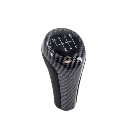 Bilă schimbător viteze cu finisaj carbon, 6 viteze, BMW Seria E - DZ018