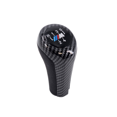 Nuca schimbătorului de viteze cu design din carbon, cu 5 viteze, cu logo M pentru BMW Seria E - DZ021