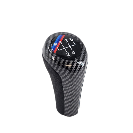 Nuca schimbătorului de viteze cu design din carbon M Performance, cu 5 viteze, pentru BMW Seria E - DZ023
