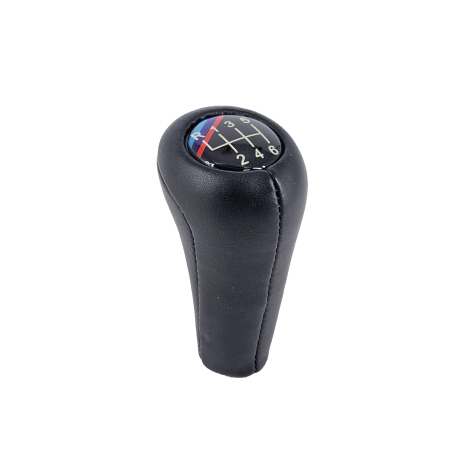 Nucă pentru schimbător de viteze din piele M Performance, cu 6 viteze, pentru BMW Seria E - DZ064