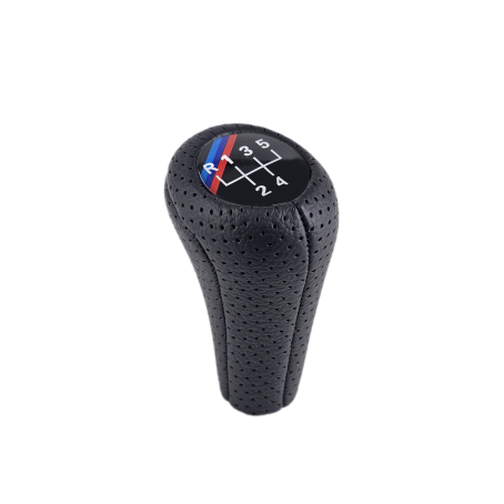 Nucă pentru schimbător de viteze din piele perforată M Performance, cu 5 viteze, pentru BMW Seria E - DZ071