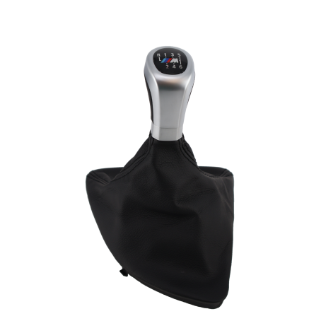 Nucă schimbător de viteze cu manșon, 6 trepte cu logo M pentru BMW Seria 1 E81 E82 E87 E88 (2004-2013) - DZ134