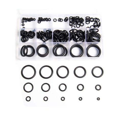 Set garnituri ulei-rezistente O-ring 225 piese – inele de etanșare universale