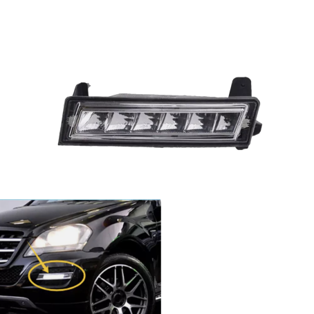 Lumină halogenă stânga / de zi pentru Mercedes ML GL GLK W164 X204