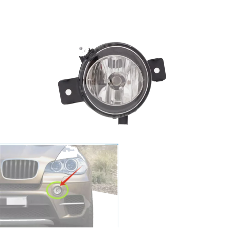 Halogen stânga pentru BMW X5 E70 FACELIFT