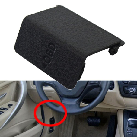 Capac negru pentru portul OBD la BMW Seria 1, Seria 3, Seria 4, M3, M4 F30 F31 F32 F33 F34, F36 F20 F21 F80 F82 F83