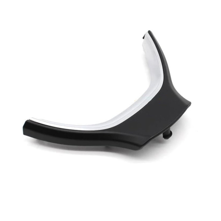 Panou / ornament volan pentru BMW GT 5 7 F10 F07 F06 F01 LCI, negru cu crom