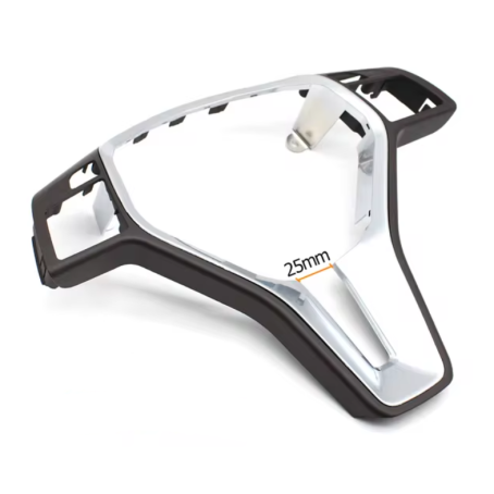Panou volan Mercedes Benz W176 W246 W204 W212 W207 X204 W156 W117 W218 MOCHA CU CROM 25mm