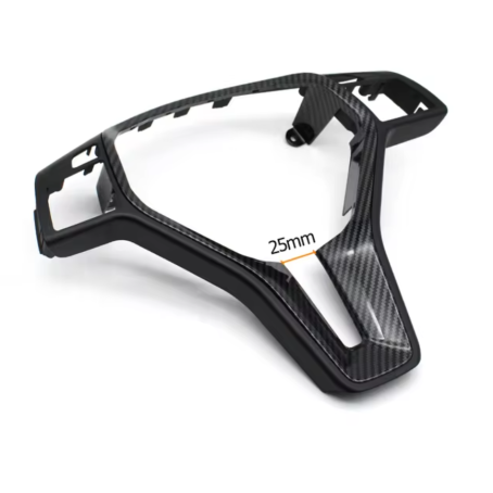 Volan pentru Mercedes-Benz A B C E GLK GL GLA CLA NEGRU CU CARBON 25mm