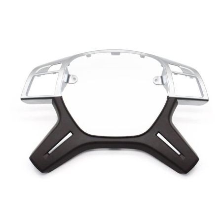 Ornament/Panou volan Mercedes-Benz C E G ML GL GLS, MOCHA CU CROM
