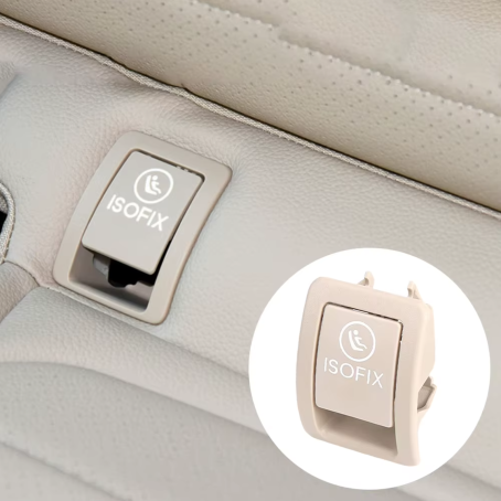 Capac complet bej pentru isofix la Mercedes GLC W253 și EQC W293 (modele fabricate între anii 2015 și 2023)