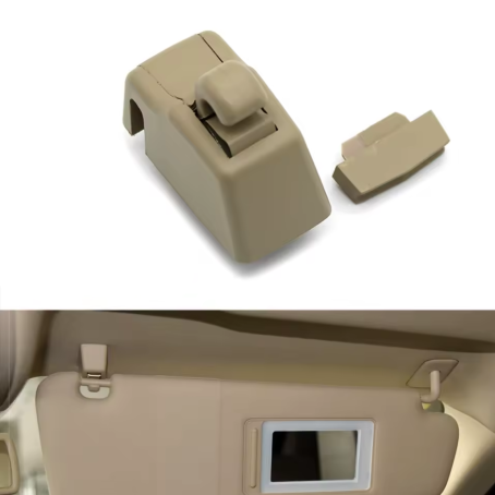 Clemă bej pentru parasolarul stânga/dreapta la Audi Q7, VW Touareg, Porsche Cayenne (modele fabricate între anii 2006 și 2018)