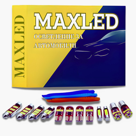Becuri LED interioare pentru Mercedes Benz Clasa E W124 S124 break (1985-1995), Set 13 buc.