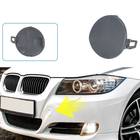 Capac cârlig bară față pentru BMW Seria 3 E90 E91 facelift (09-12)