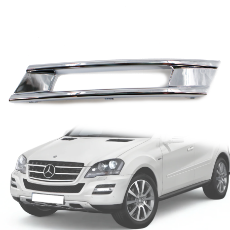 Ornament pentru grila luminii de zi stângi pentru Mercedes-Benz Clasa M W164 Facelift (2009–2012)