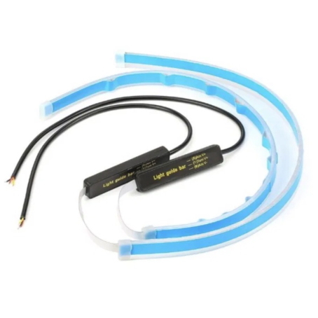 Benzi LED DRL cu semnalizator pentru lumini de zi 30 / 45 / 60 cm, Set de 2 buc.
