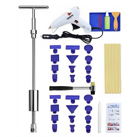 Kit PDR pentru repararea urmelor și a indoiturilor, 34 piese