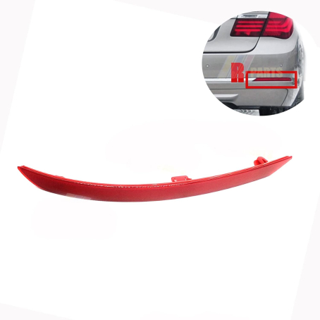 Catadioptru pentru bara de protecție spate la BMW Seria 7 F01 F02 (2008-2013), Dreapta