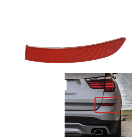 Catadioptru / reflector pentru bara de protecție spate la BMW X3 F25 LCI / Facelift (2015-2017), Dreapta