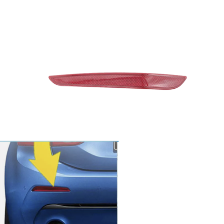 Catadioptru / reflector pentru bara de protecție spate la BMW Seria 1 F52 (2017-2022), Stânga