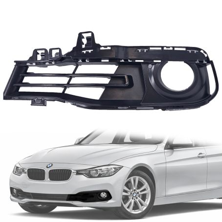 Grilă pentru proiector stânga în bara față BMW Seria 3 F30 F31 LCI / Facelift (2014-2019)