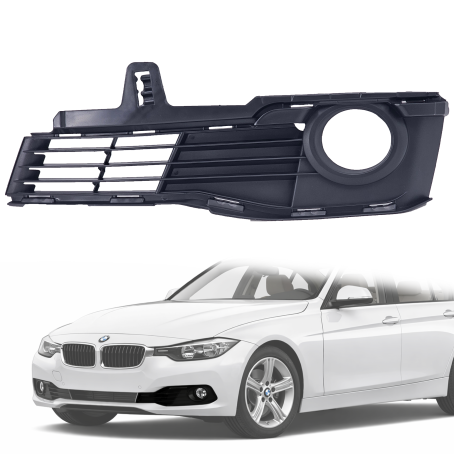 Grilă pentru proiector stânga pentru BMW Seria 3 F30 F31 LCI / Facelift (2014-2019)