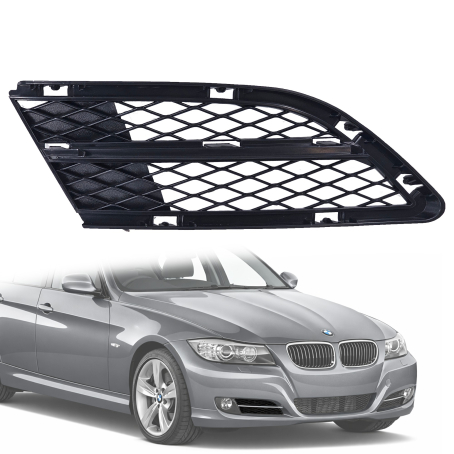 Grilă pentru proiector dreapta în bara față BMW Seria 3 E90 E91 LCI / Facelift (2008-2012)