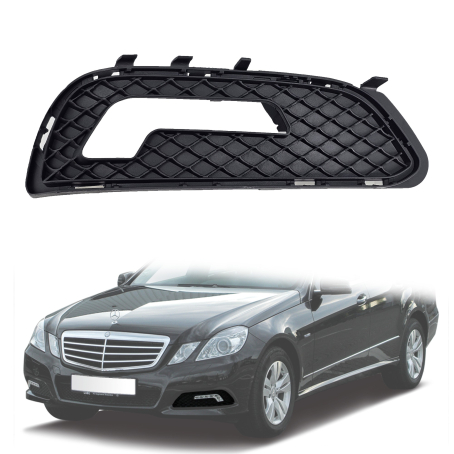 Grilă pentru lumina de zi curbată stânga în bara față pentru Mercedes E-Class W212 (2009-2013)